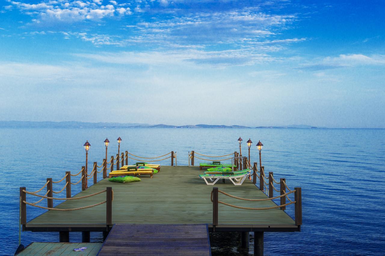 Kayalar Blue Beach Hotel Sazlı Eksteriør billede